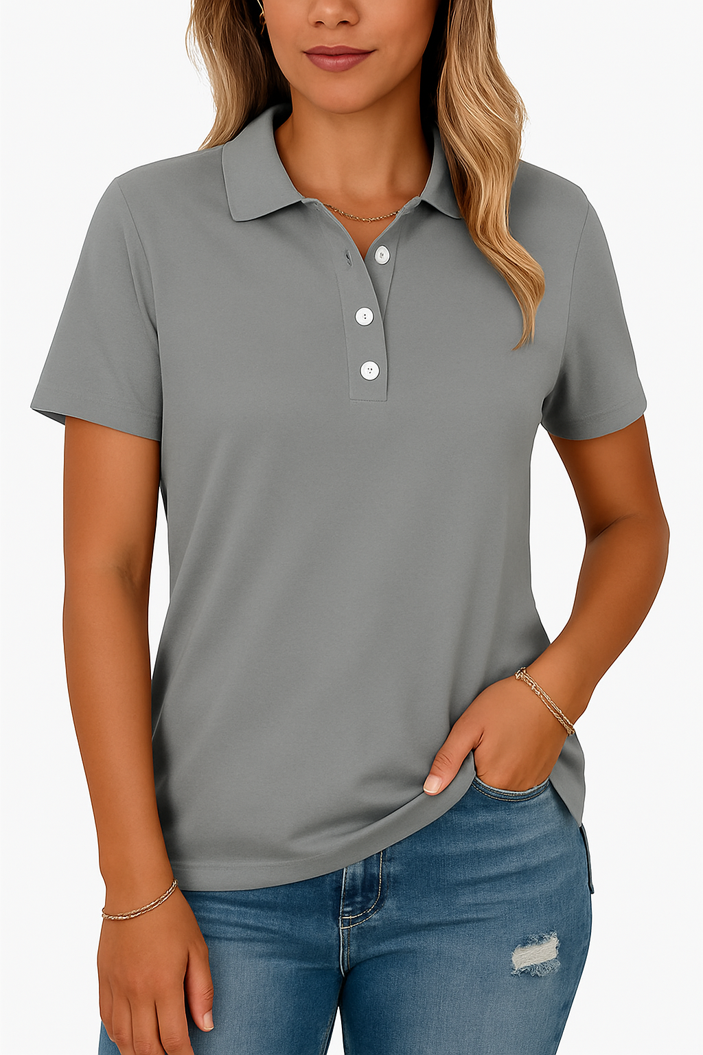Chemise Polo Respirante au Style Élégant Julia