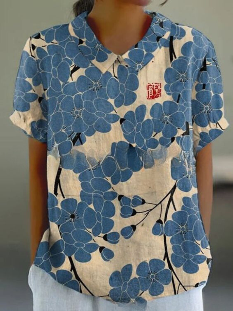 Chemise Fleurie Élégante Sofia