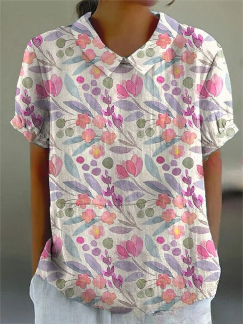 Chemise Fleurie Élégante Sofia