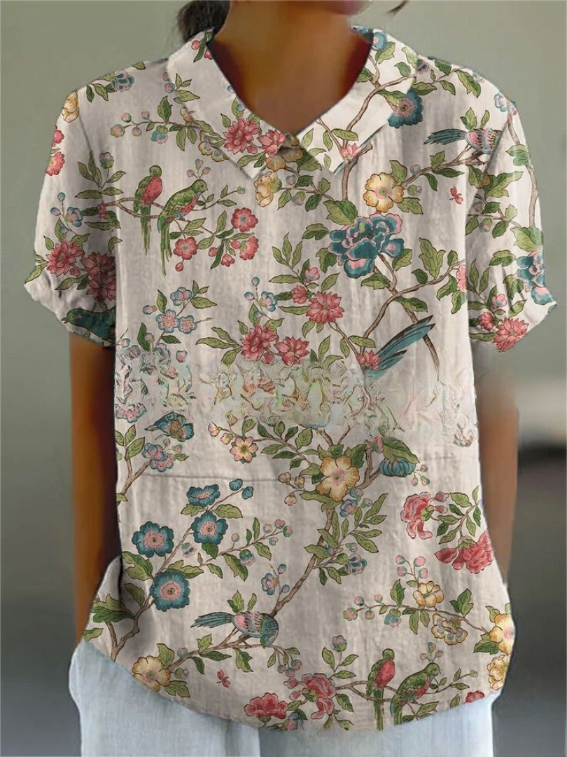 Chemise Fleurie Élégante Sofia