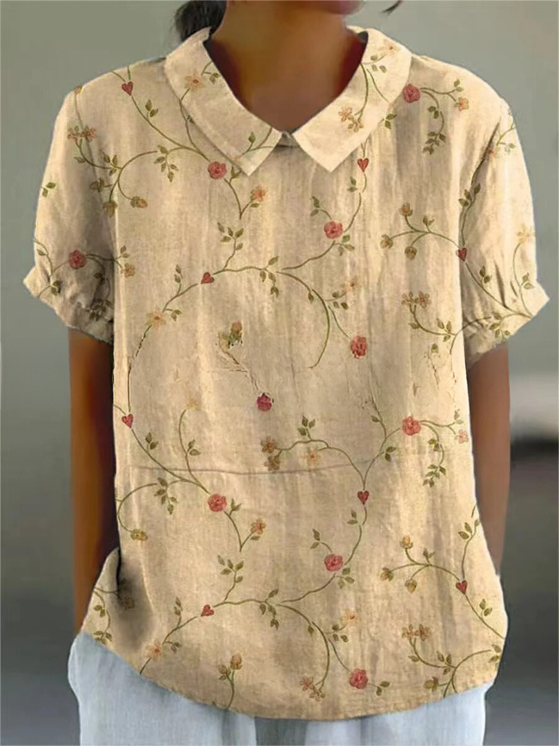 Chemise Fleurie Élégante Sofia