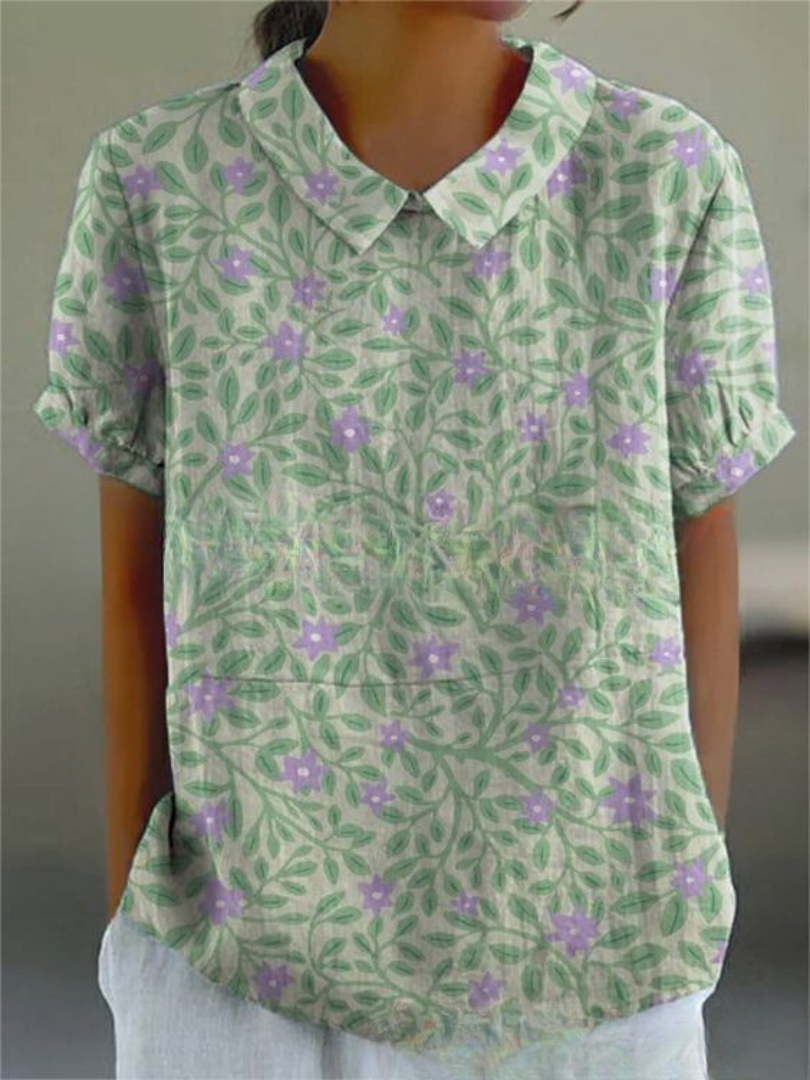 Chemise Fleurie Élégante Sofia