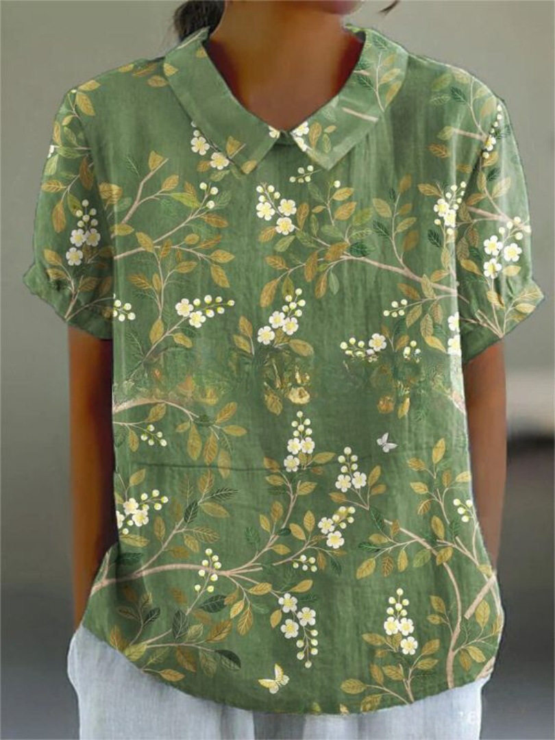 Chemise Fleurie Élégante Sofia