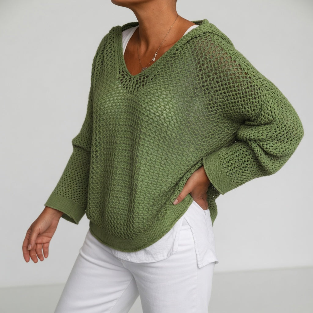 Pull Maille Ajourée Évarielle