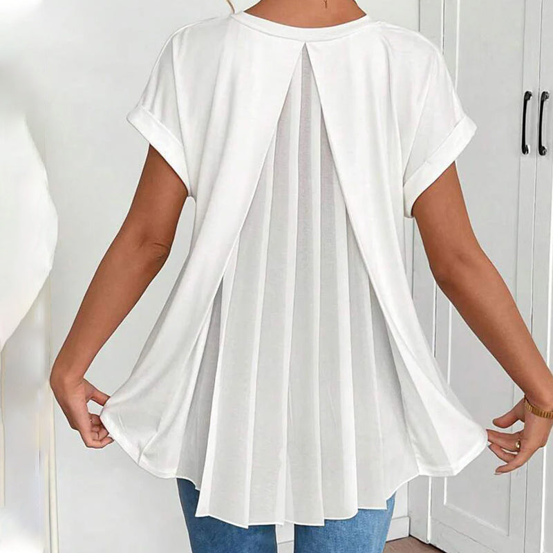 T-shirt Patchwork Décontracté Estella