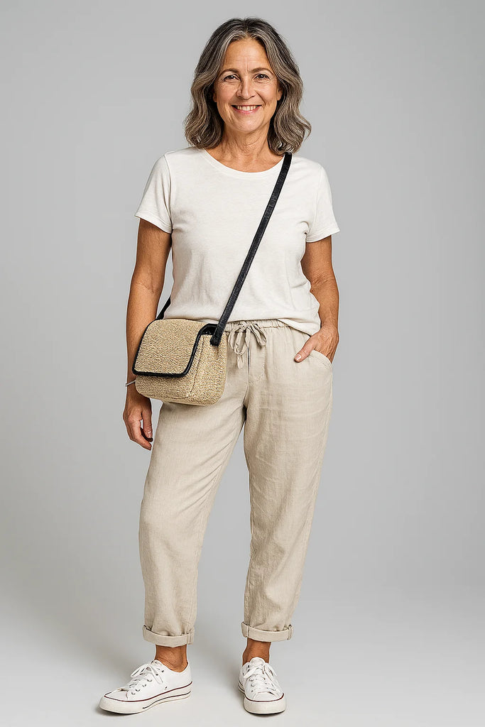Pantalon Élégant en Coton