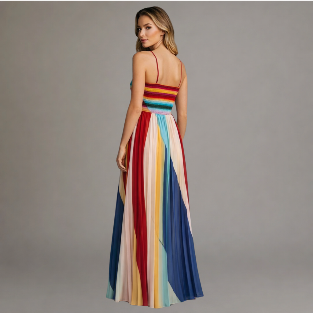 Robe Maxi Lumière Colorée