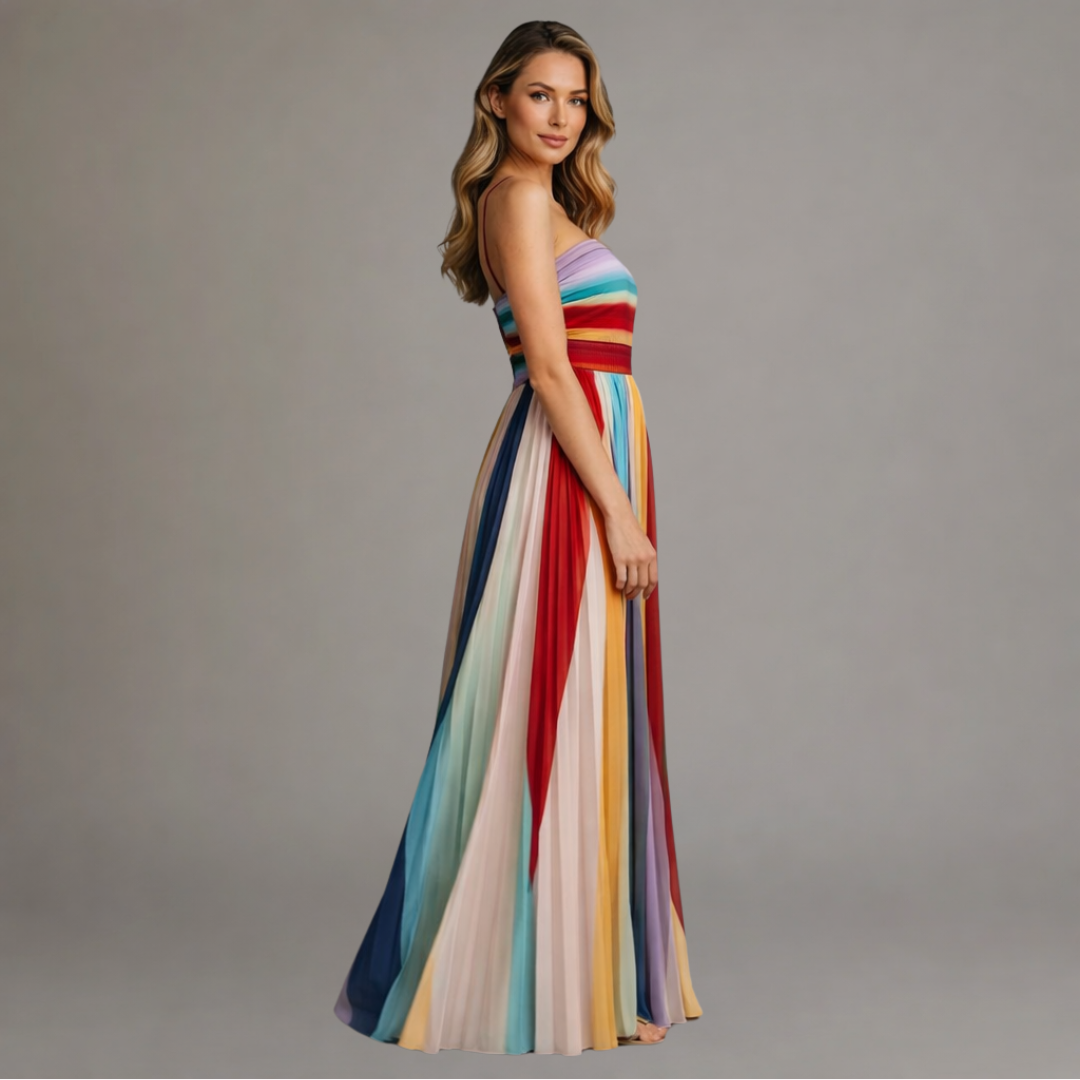 Robe Maxi Lumière Colorée
