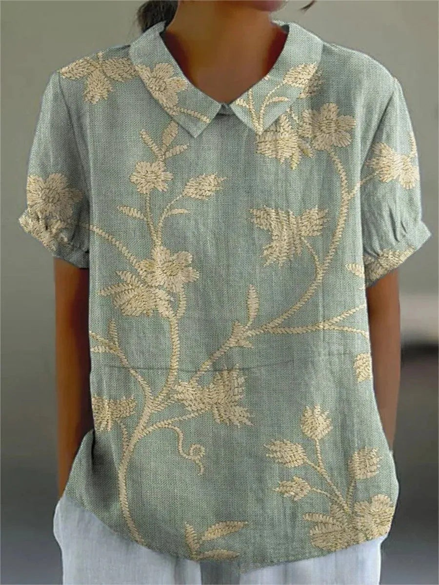Chemise Fleurie Élégante Sofia
