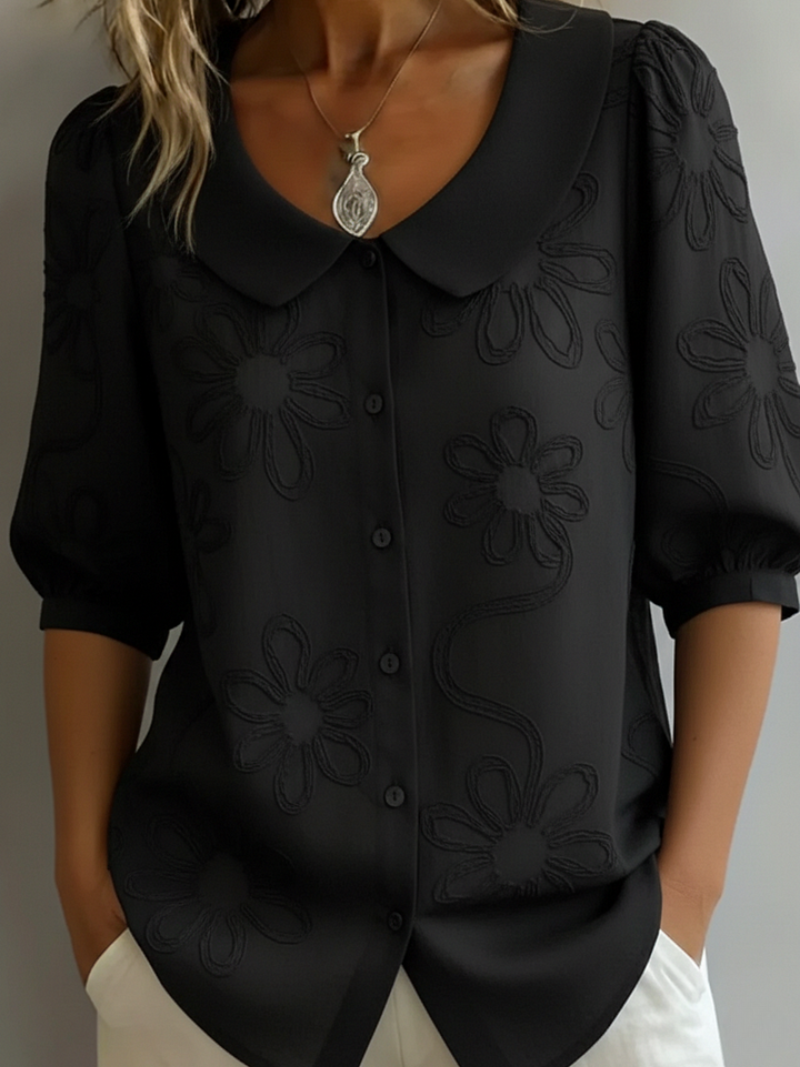 Blouse Confortable Fleurie Sara