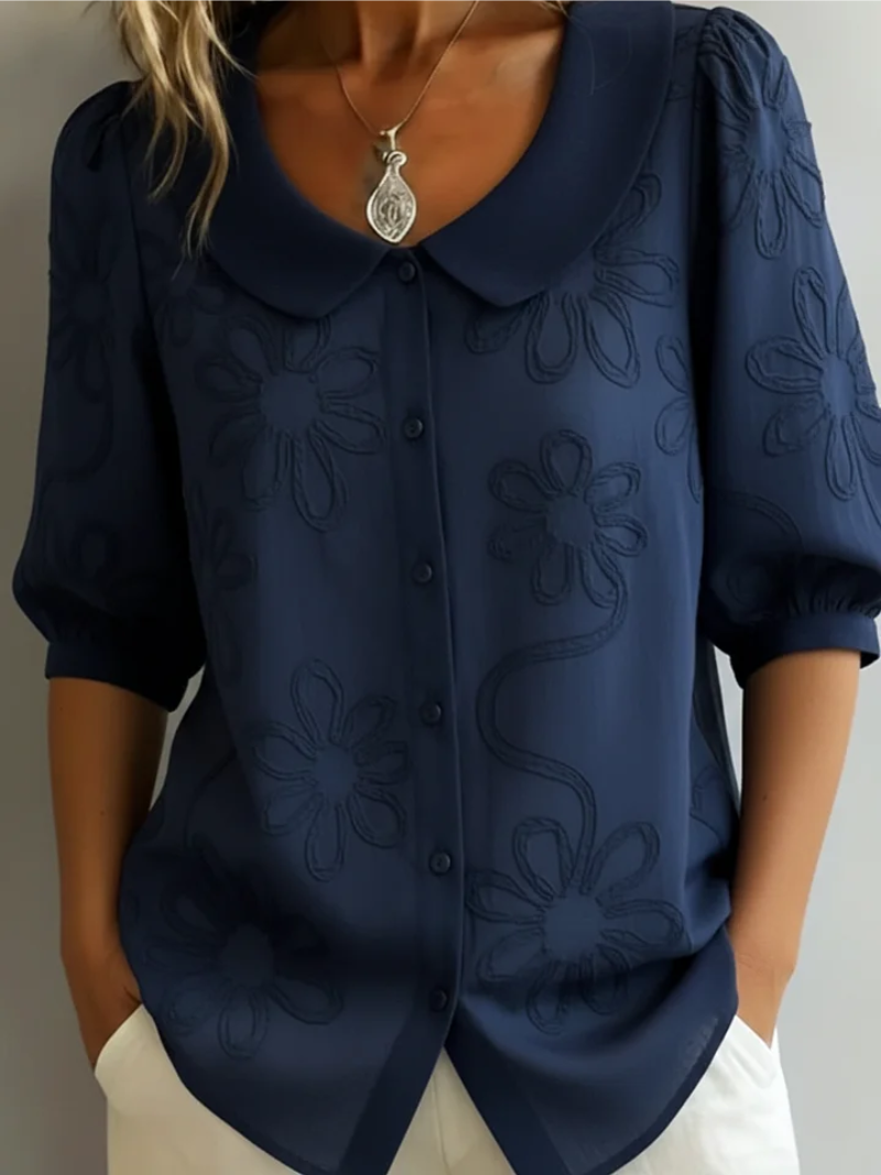 Blouse Confortable Fleurie Sara