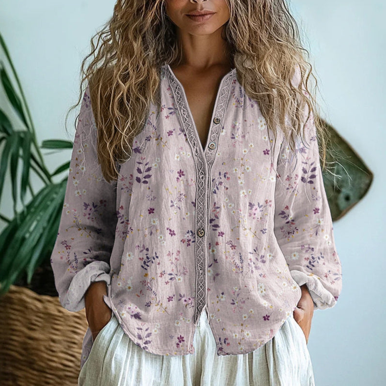 Brianna - Blouse Vintage Élégante