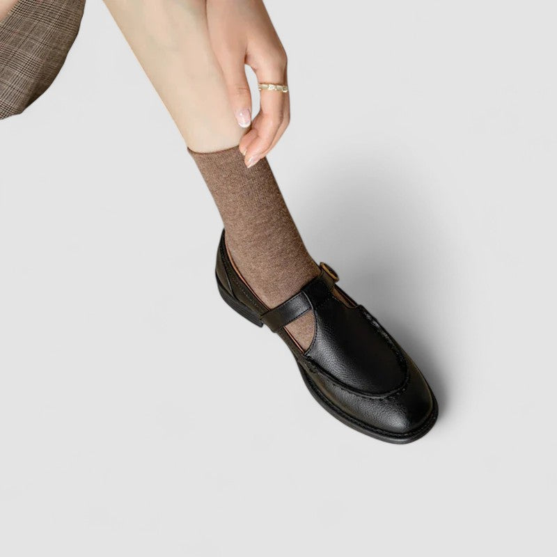 Chaussures Mary Jane à Bout Carré Orthopédiques Zhelynne