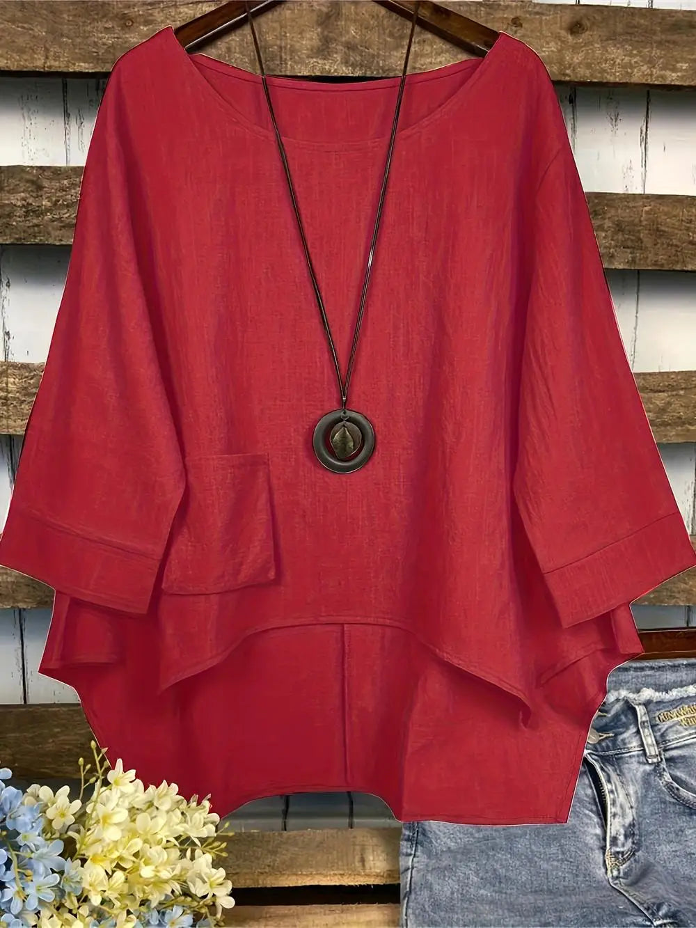 Blouse Asymétrique Décontractée Liana
