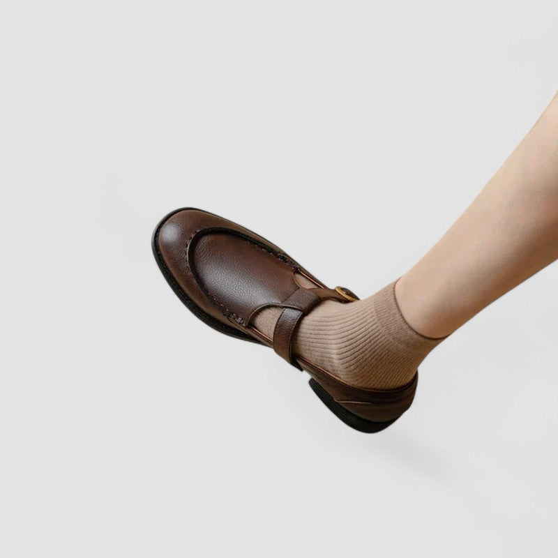 Chaussures Mary Jane à Bout Carré Orthopédiques Zhelynne