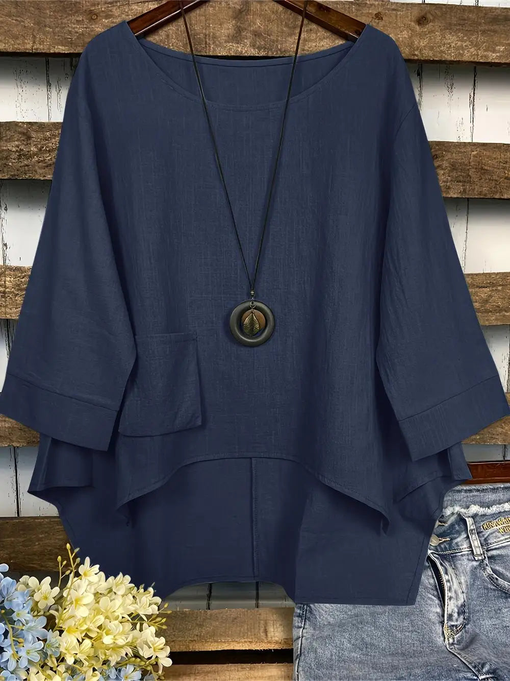 Blouse Asymétrique Décontractée Liana