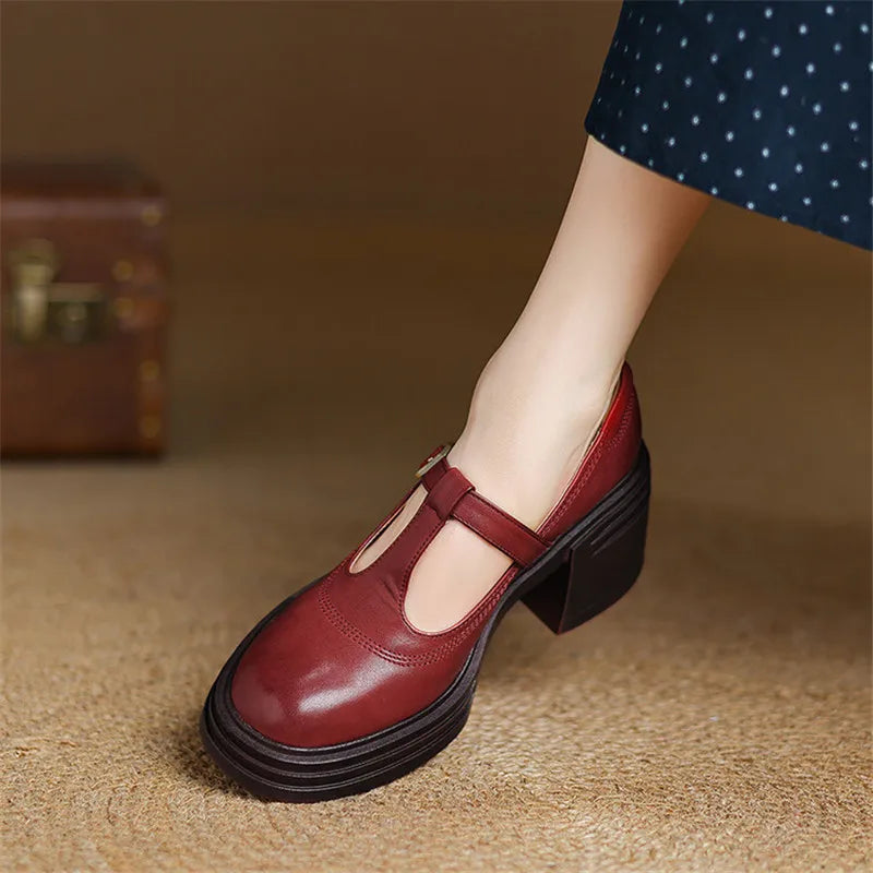 Chaussures Escarpins Chunky Mary Janes Elvana