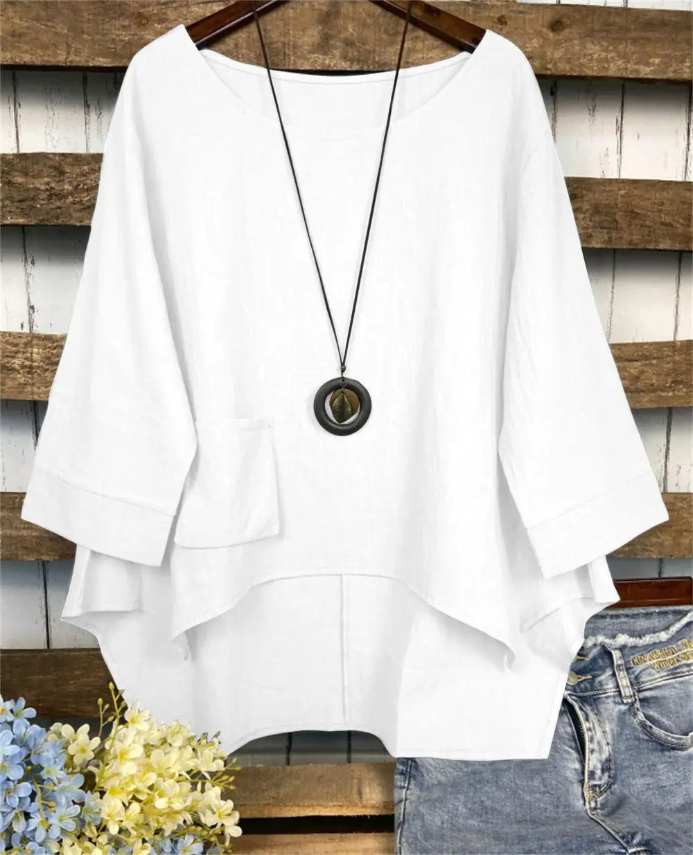 Blouse Asymétrique Décontractée Liana