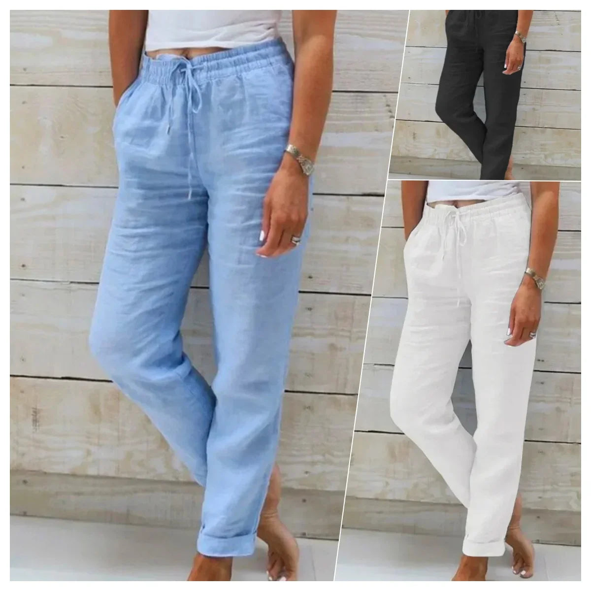 Pantalon en Lin Clara