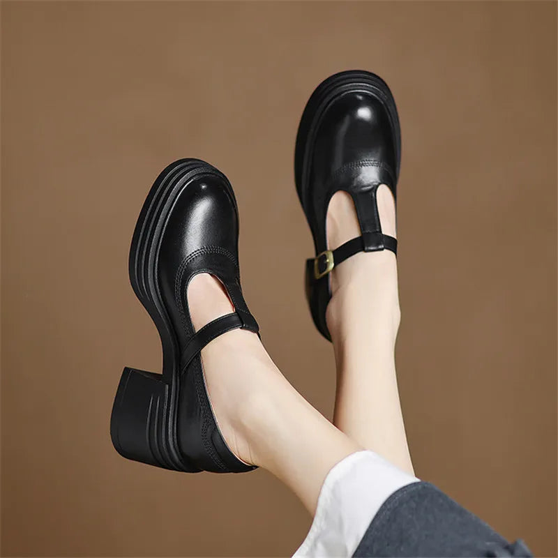 Chaussures Escarpins Chunky Mary Janes Elvana