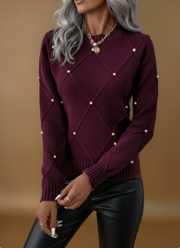 Pull à Perles Marguerite