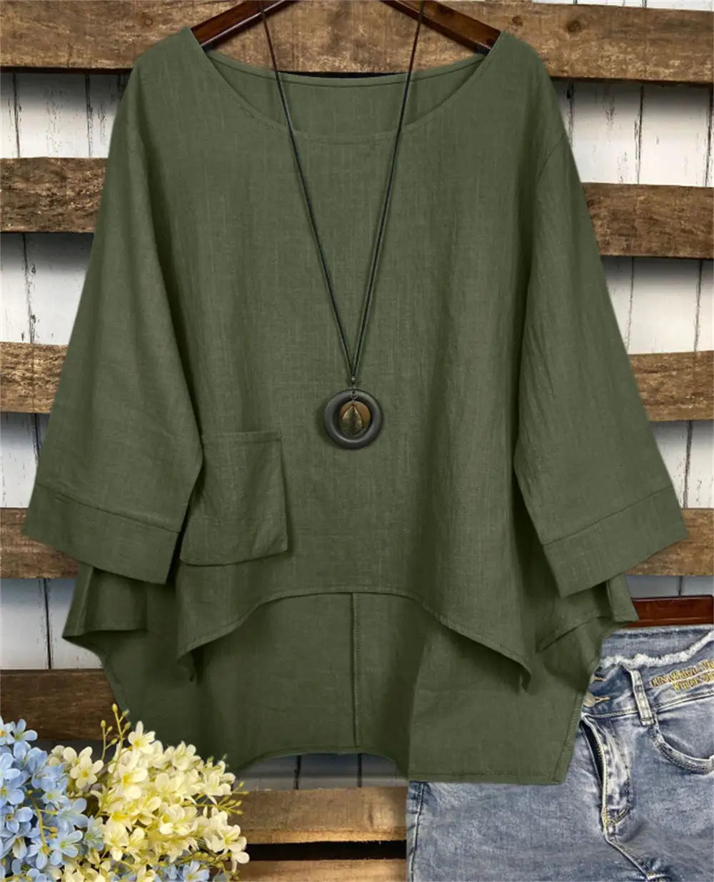 Blouse Asymétrique Décontractée Liana