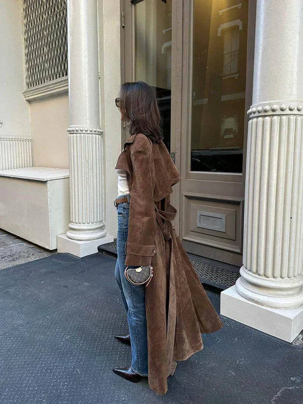 Trench en Daim Doux