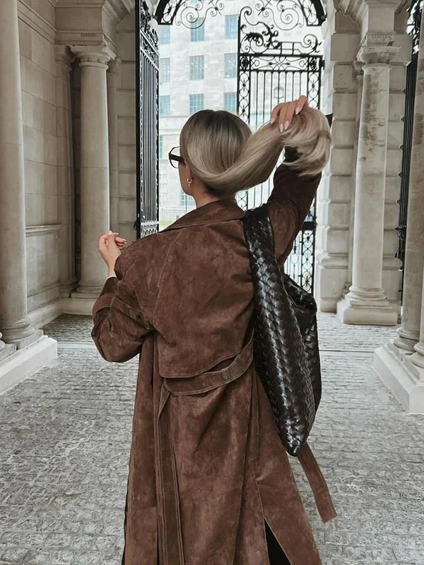 Trench en Daim Doux
