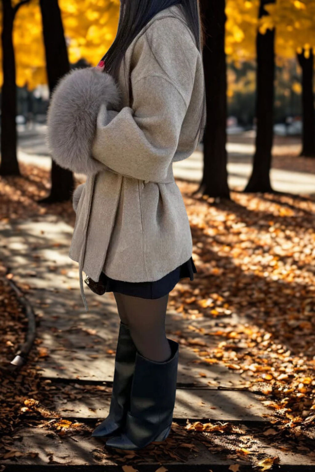 Manteau Fausse Fourrure