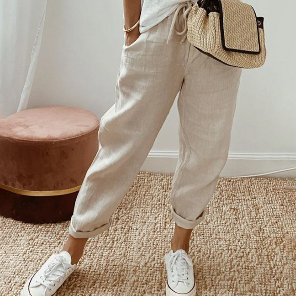 Pantalon Élégant en Coton