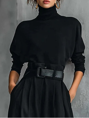 Ensemble Col Roulé Cyrielle