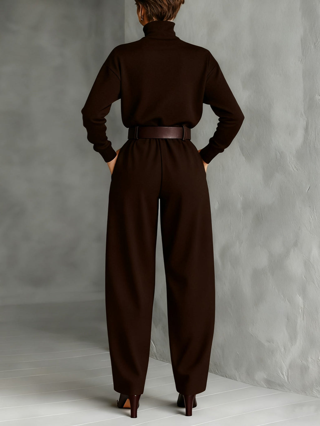 Ensemble Col Roulé Cyrielle