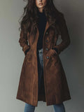 Manteau en Suédine