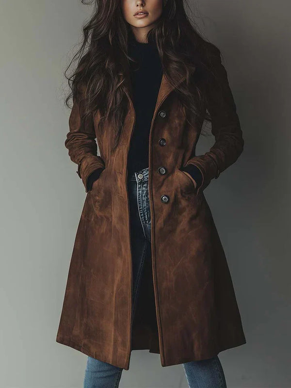 Manteau en Suédine