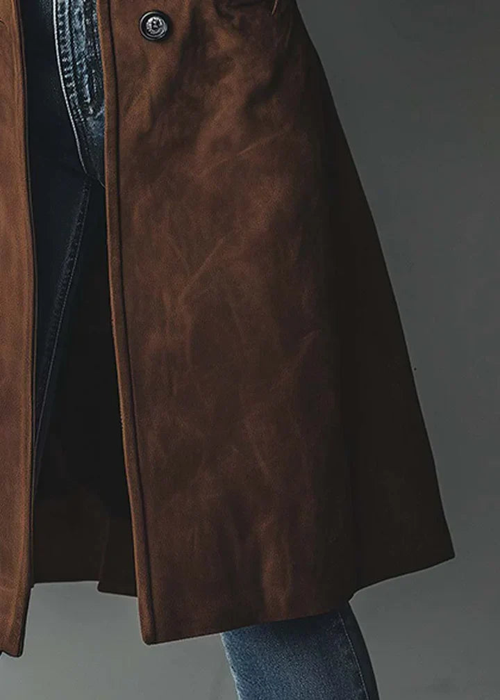 Manteau en Suédine