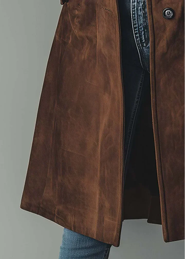 Manteau en Suédine