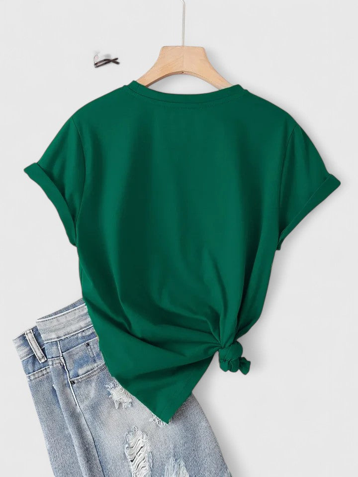 T-shirt Confortable à Manches Courtes Lea