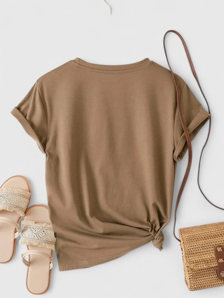 T-shirt Confortable à Manches Courtes Lea