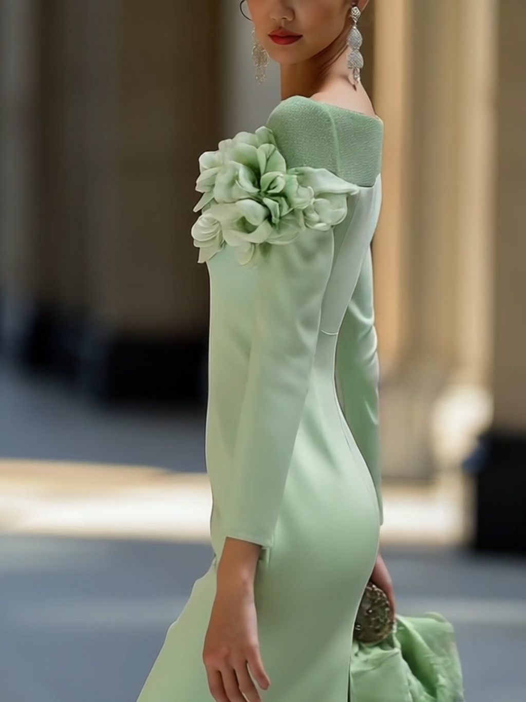 Robe de Luxe Épaules Dénudées