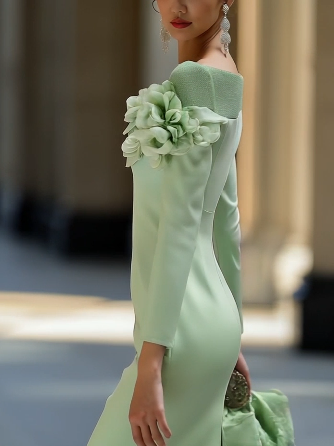 Robe de Luxe Épaules Dénudées