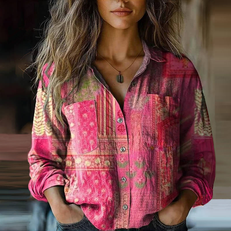 Blouse Vintage Élégante Valentina