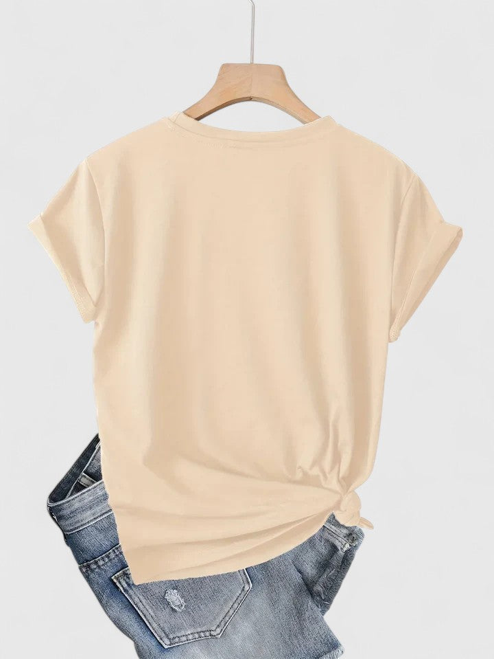 T-shirt Confortable à Manches Courtes Lea