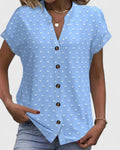Chemise Col en V Confortable Celena