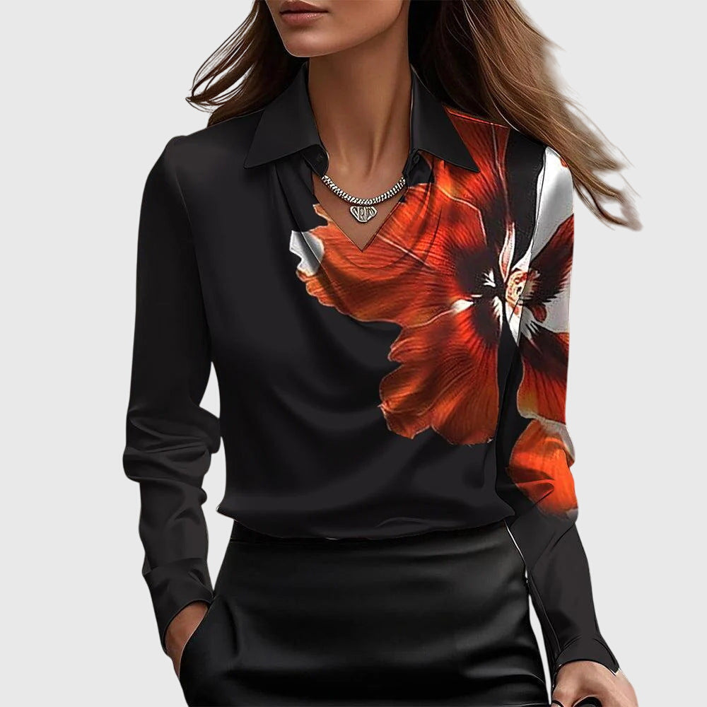 Blouse Brillante et Élégante Sylvie