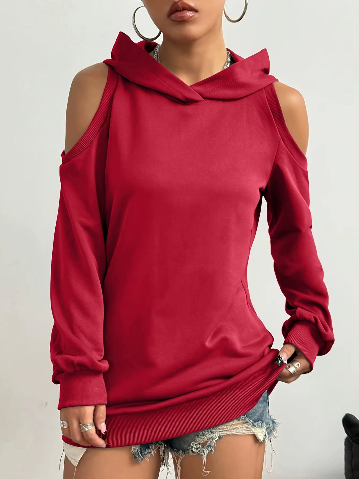 Sweat Épaules Ajourées Camélia
