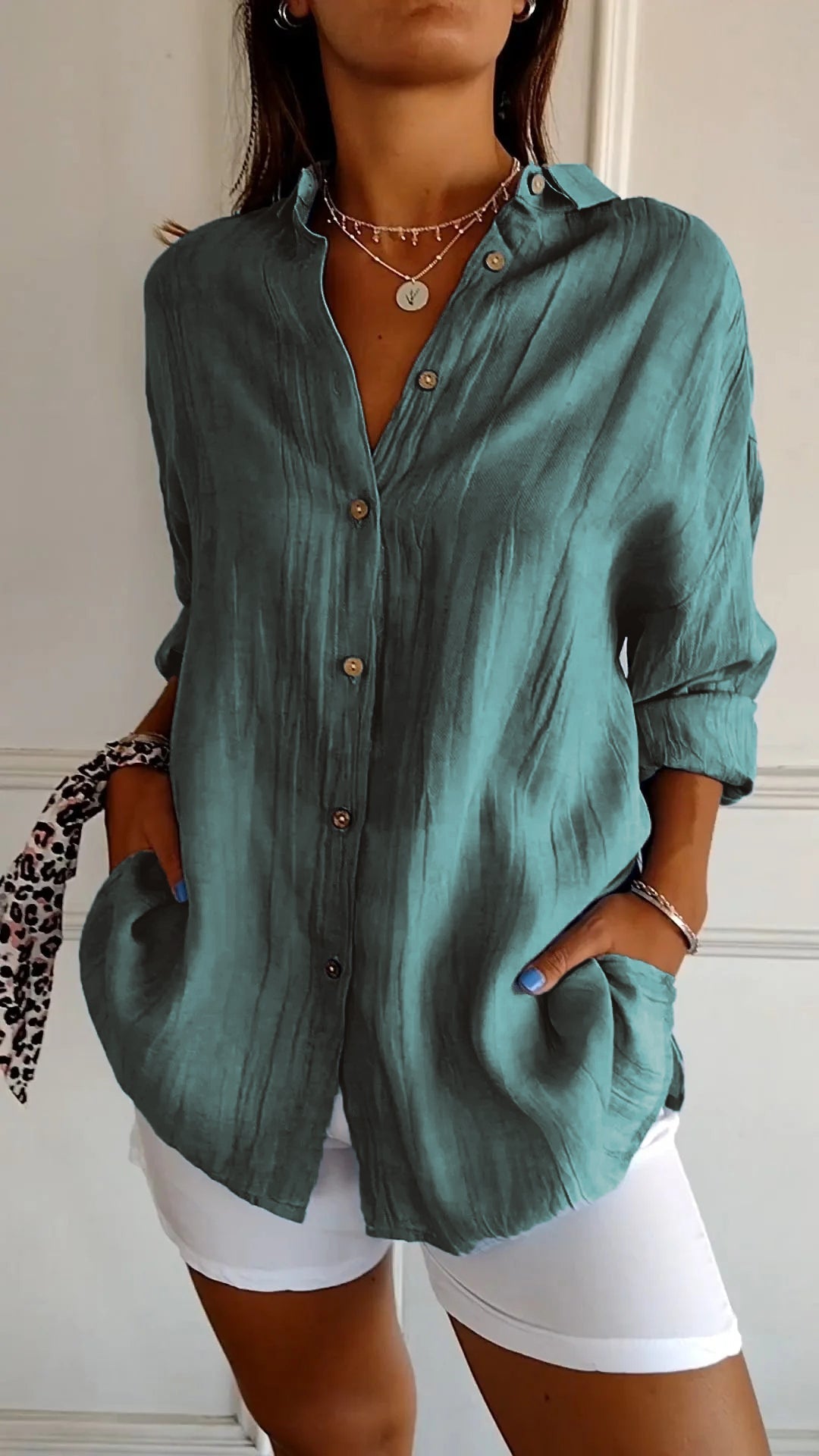 Krisha - Blouse Oversized Élégante