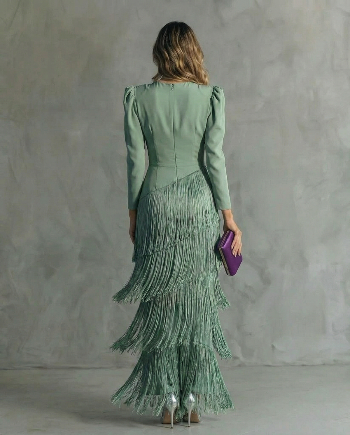 Robe Élégante Franges Élise