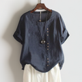 T-shirt Chic avec Boutons Isla