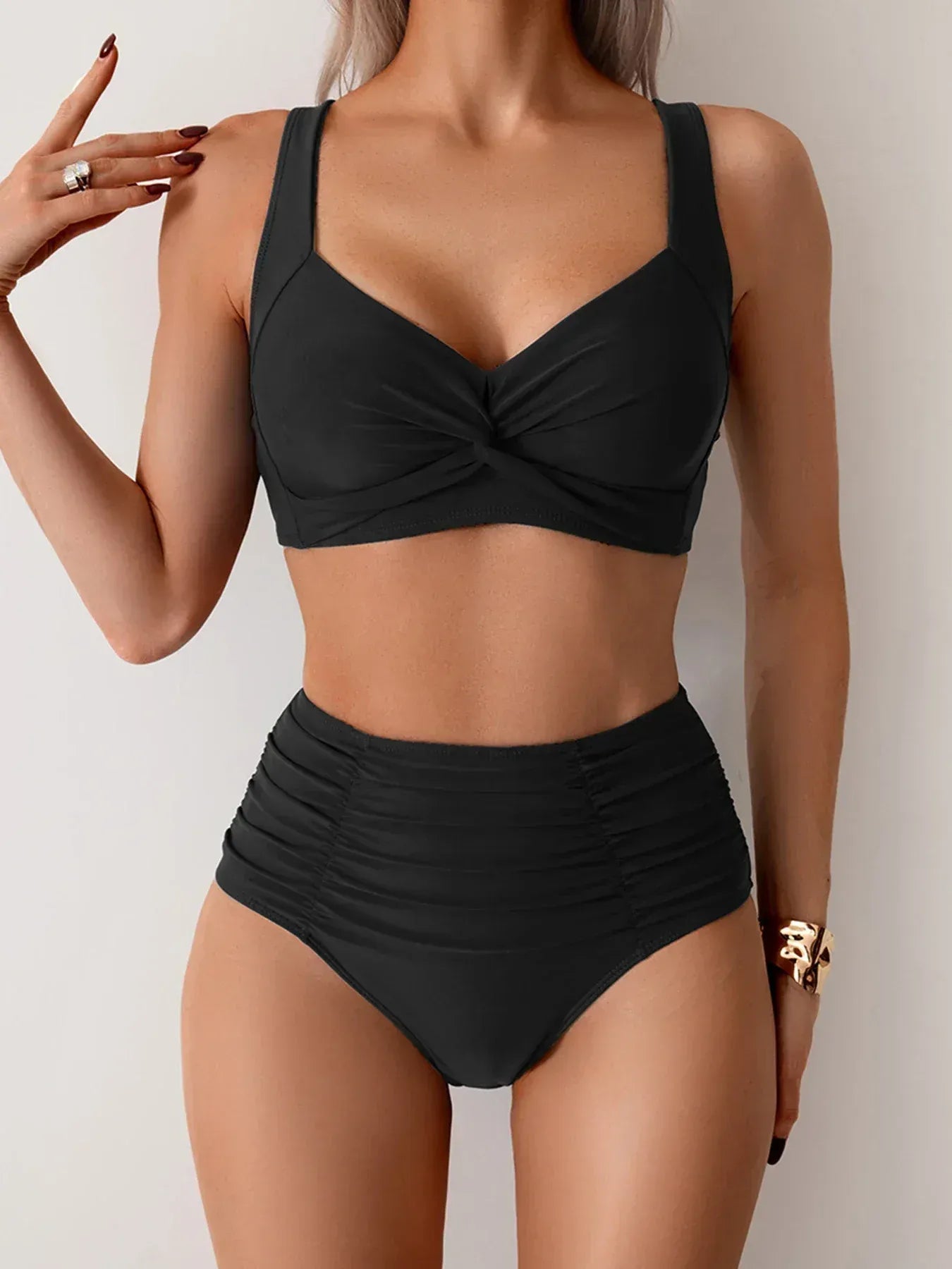 Sofia - Bikini Taille Haute Élégant