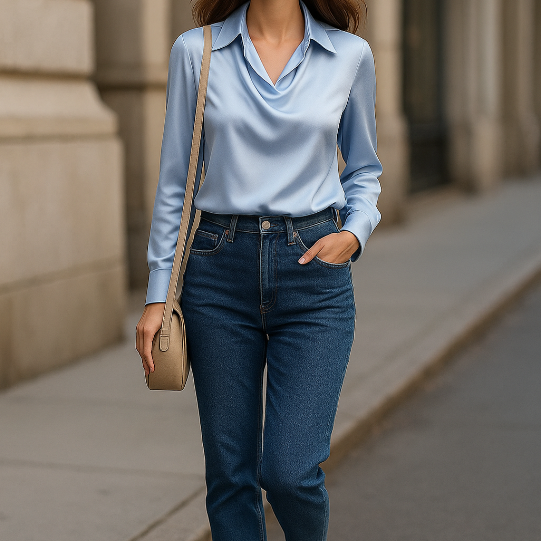 Celena - Élégante Blouse Polyvalente